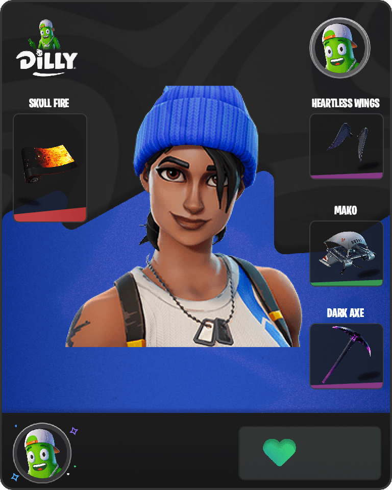 Blue Team Leader Fortnite combo