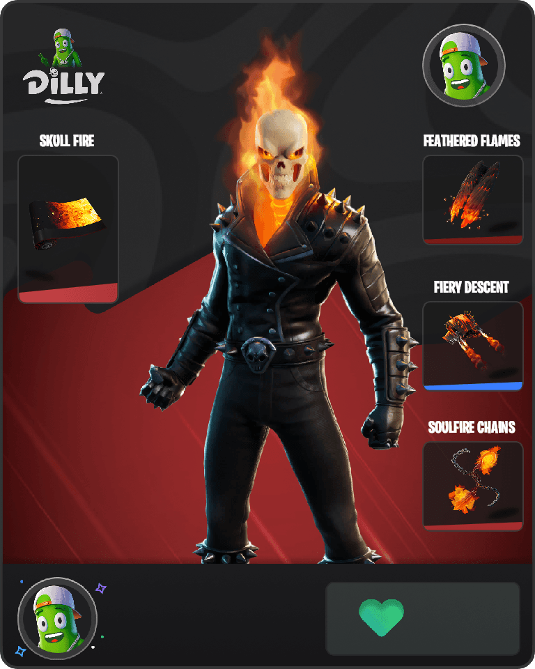 Ghost Rider Fortnite combo