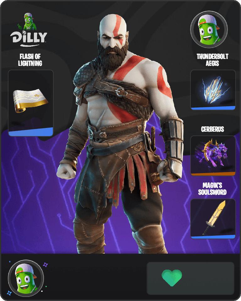 Kratos Fortnite combo