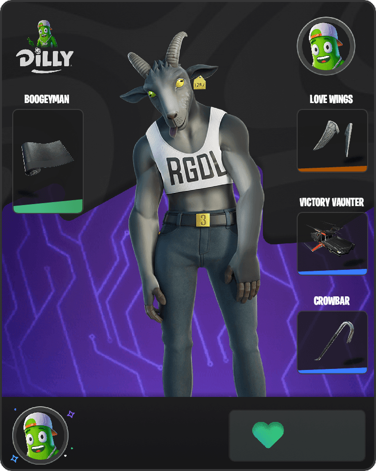 A Goat Fortnite combo