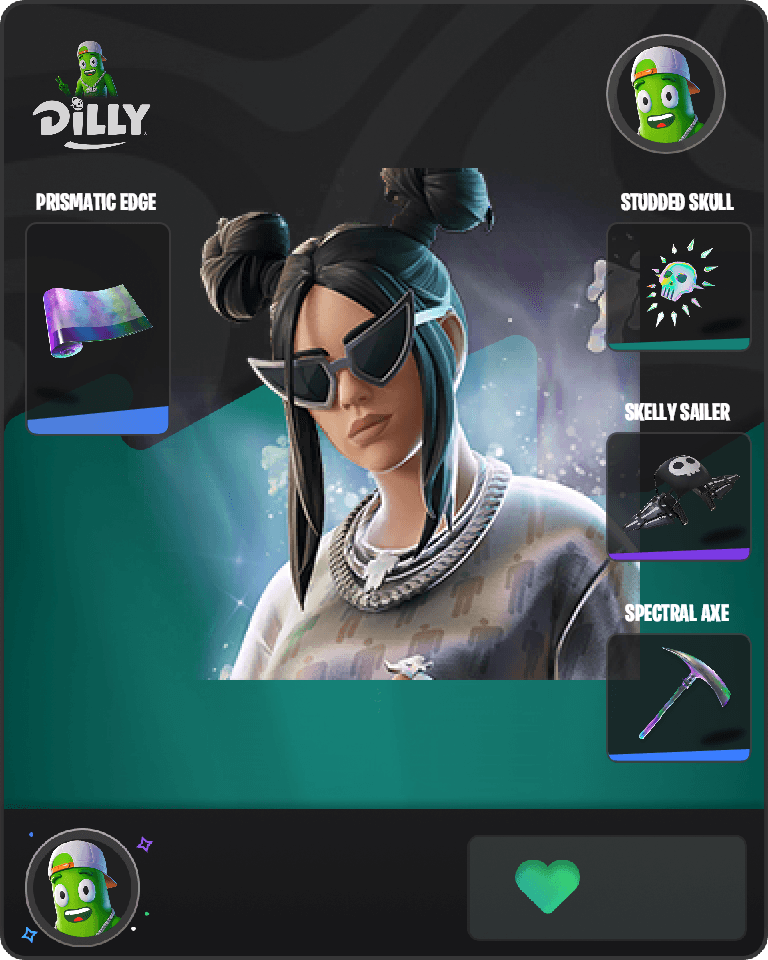 Platinum Billie Eilish Fortnite combo