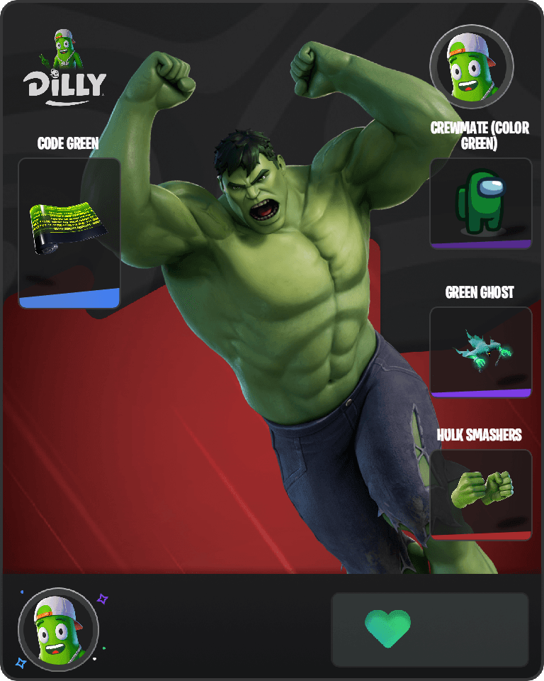 Hulk Fortnite combo