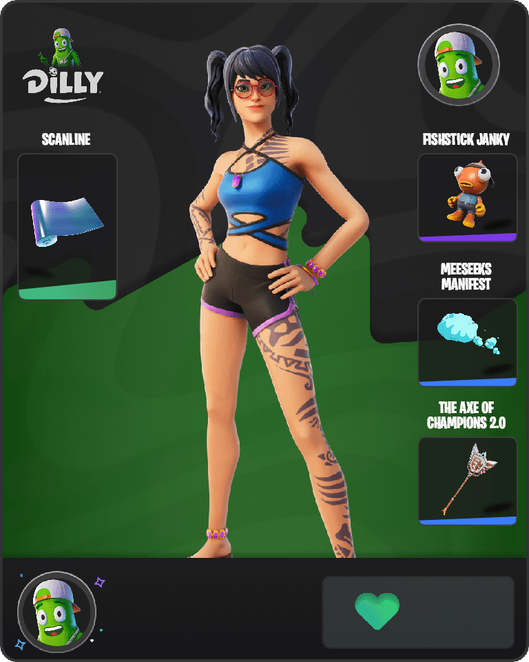 Scuba Crystal Fortnite combo