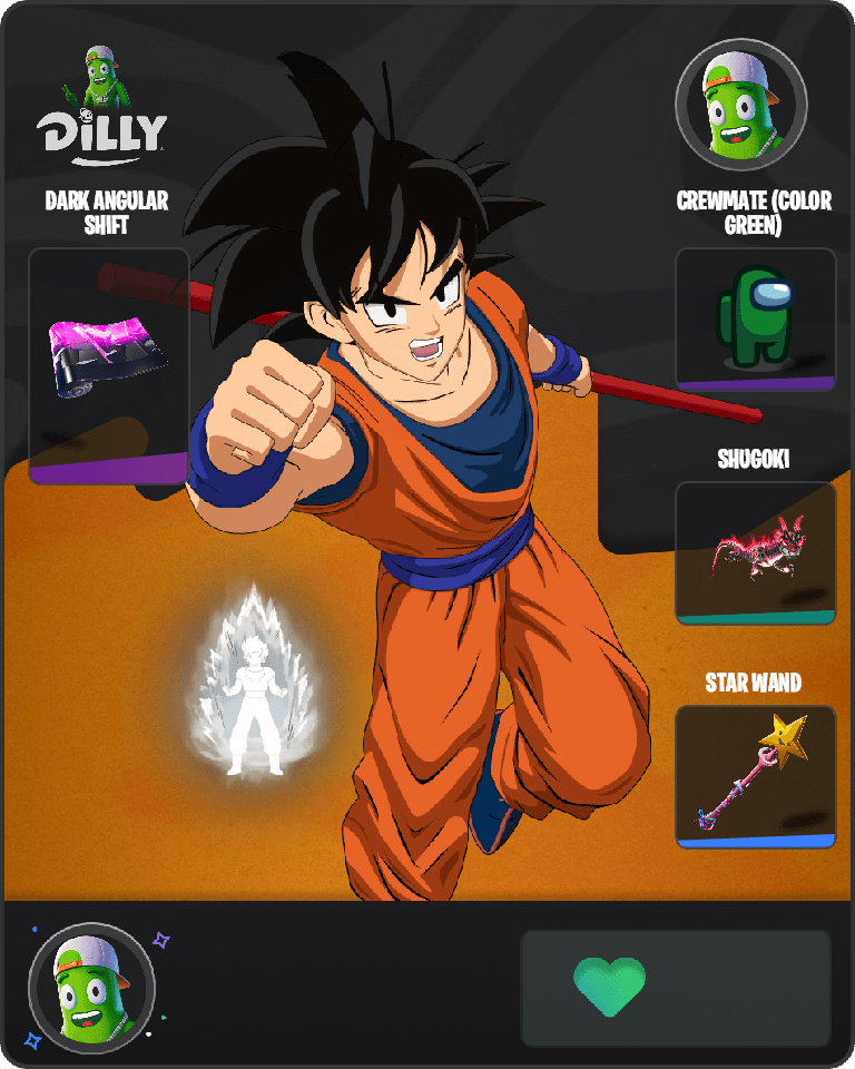 Son Goku Fortnite combo