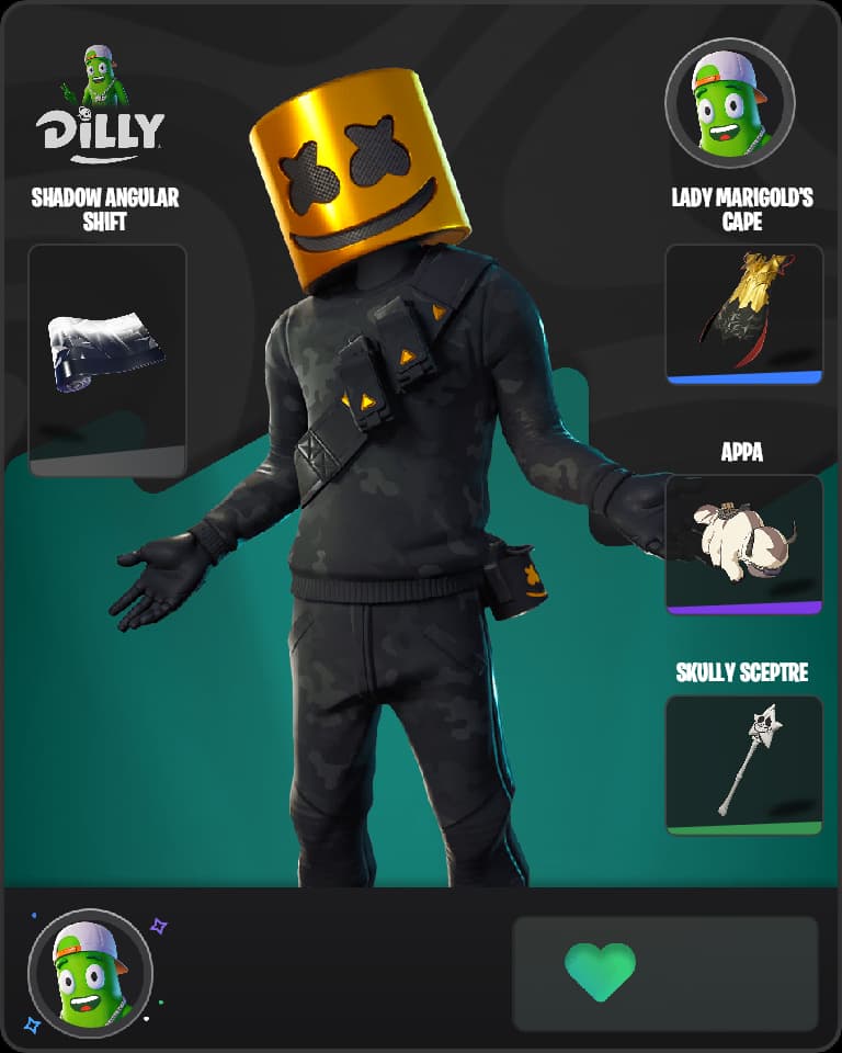 Marshmello Fortnite skin combo