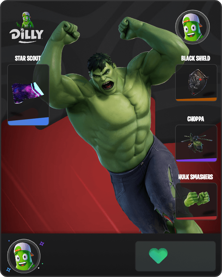Hulk Fortnite combo