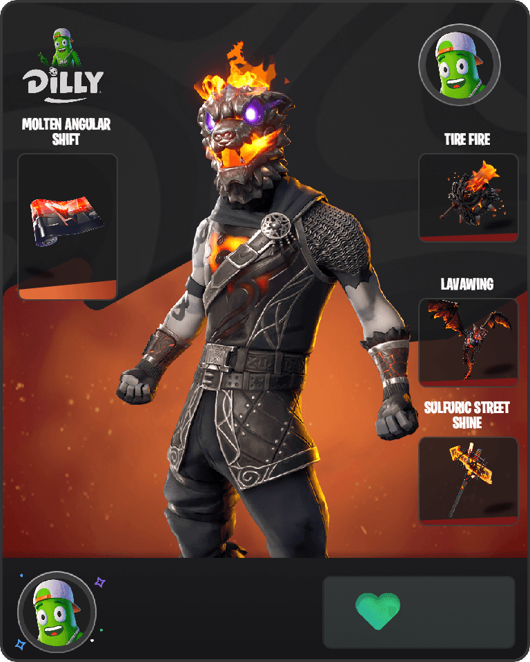 Molten Battle Hound Fortnite combo