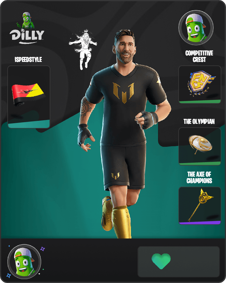 Lionel Messi Fortnite combo