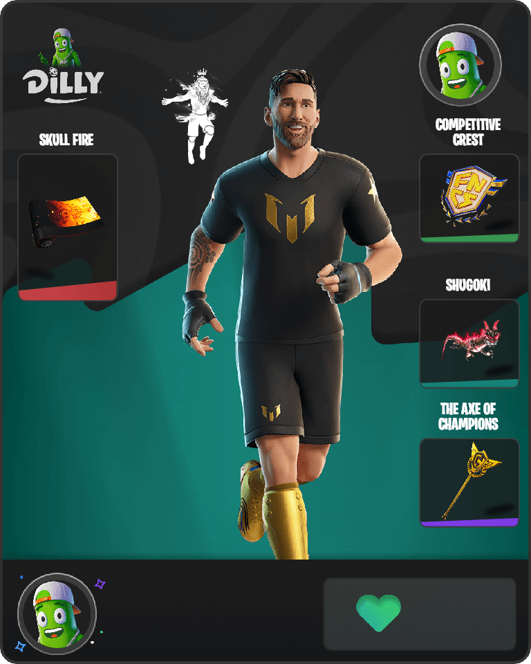 Lionel Messi Fortnite combo