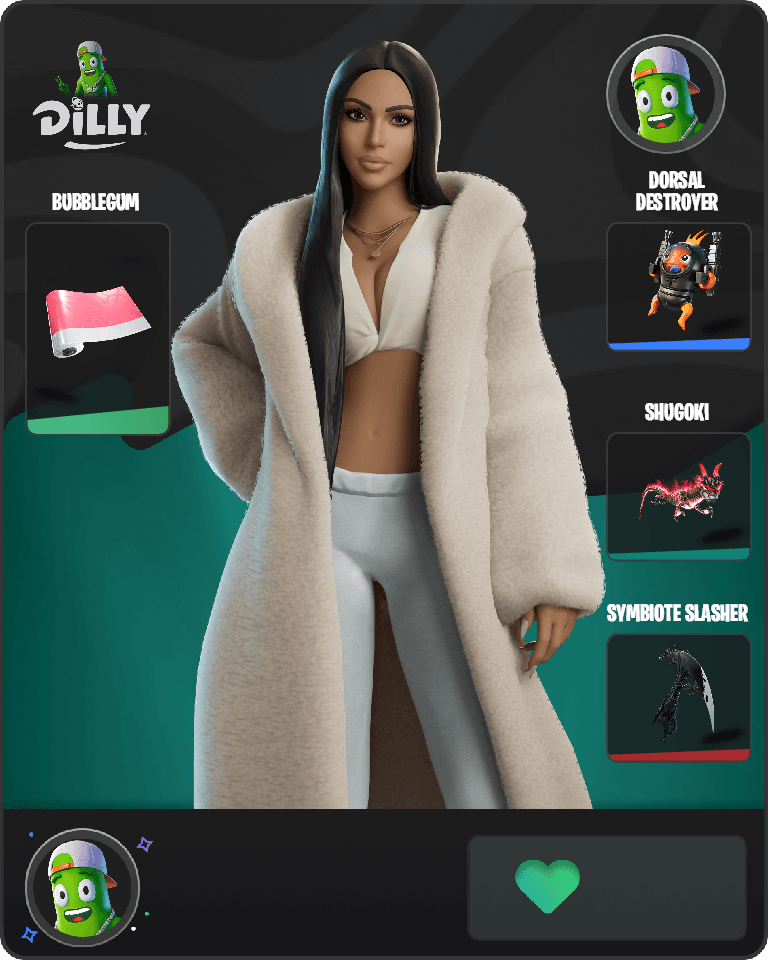 Kim Kardashian Fortnite combo