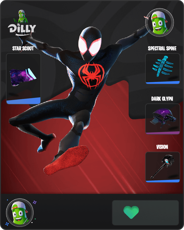 Spider-Man (Miles Morales) Fortnite combo