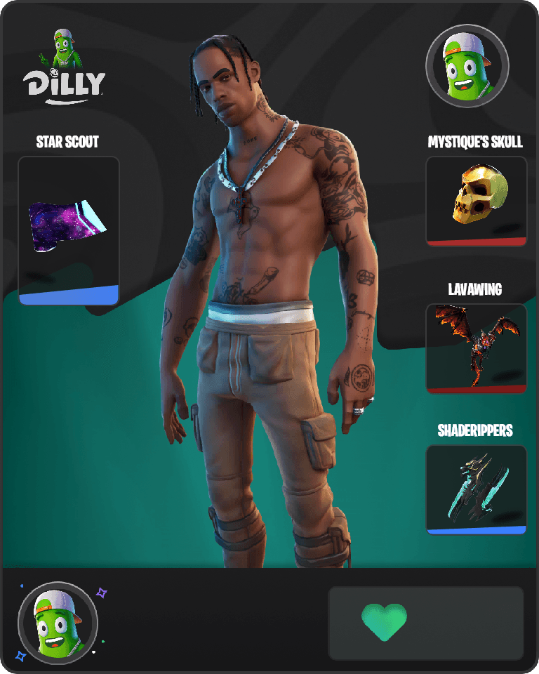 Travis Scott Fortnite combo