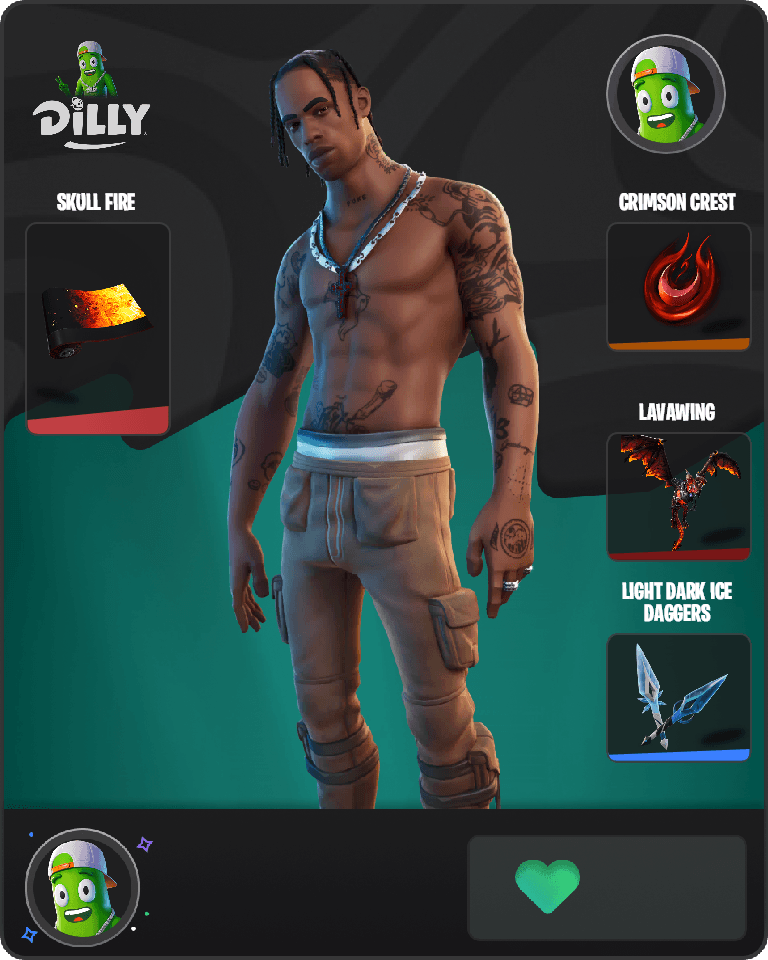 Travis Scott Fortnite combo