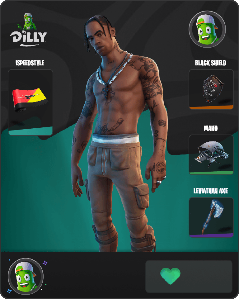 Travis Scott Fortnite combo