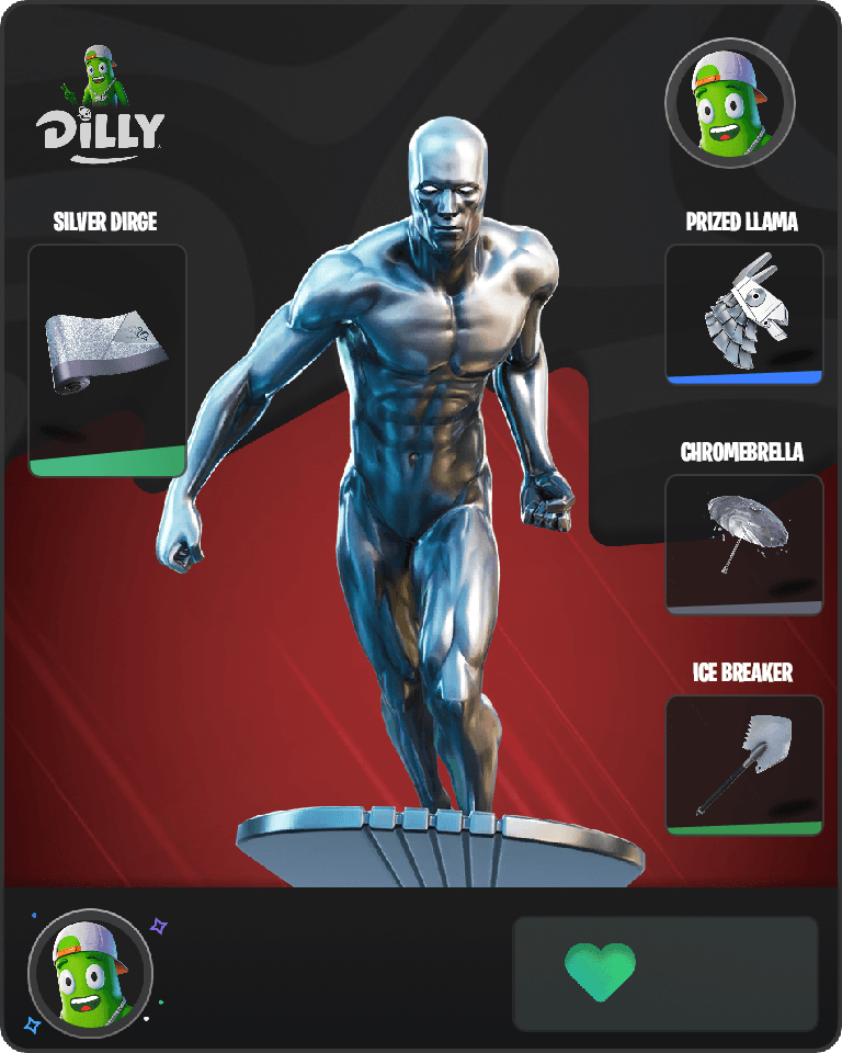 Silver Surfer Fortnite combo