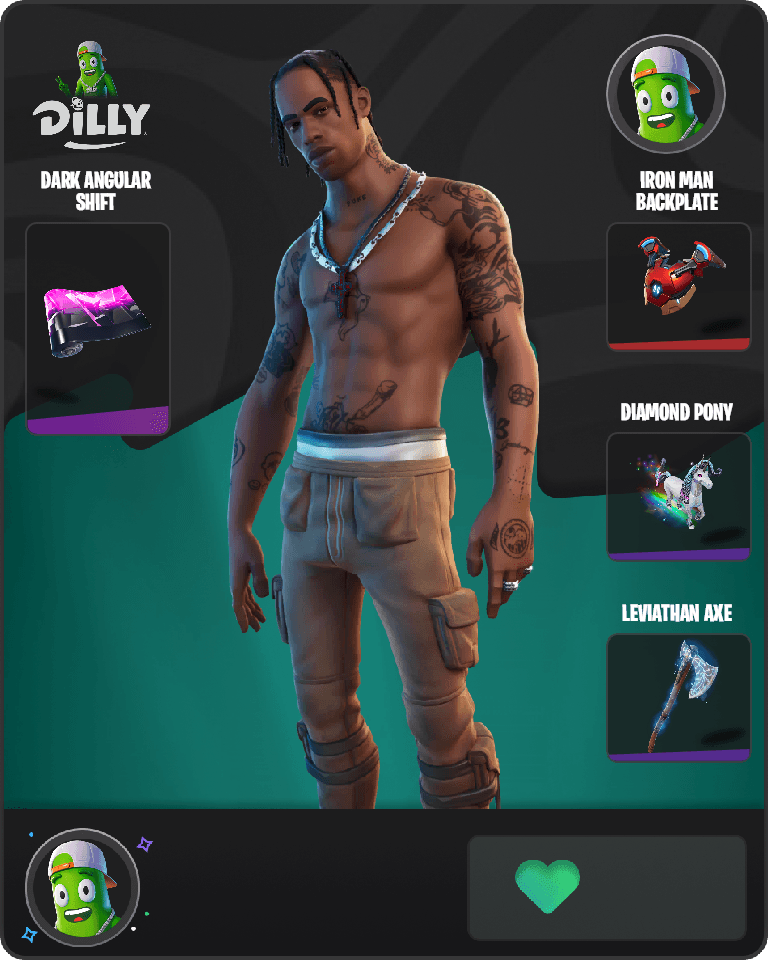 Travis Scott Fortnite combo