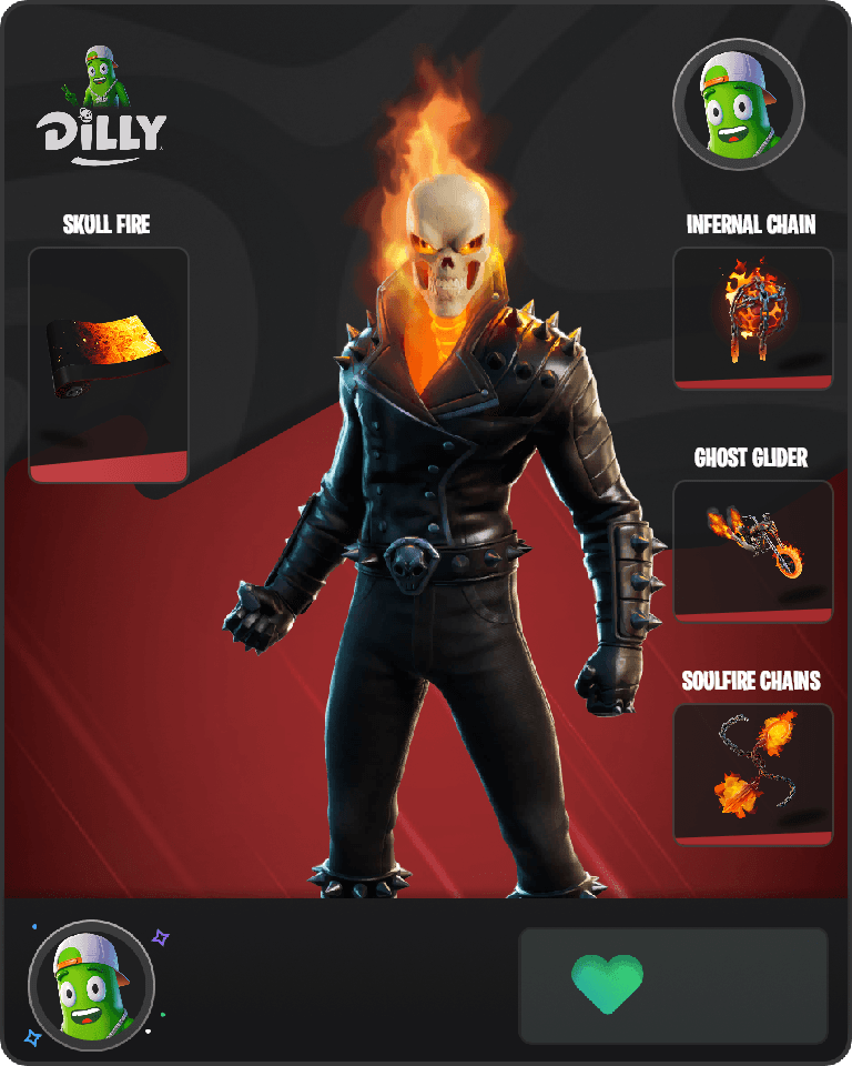 Ghost Rider Fortnite combo