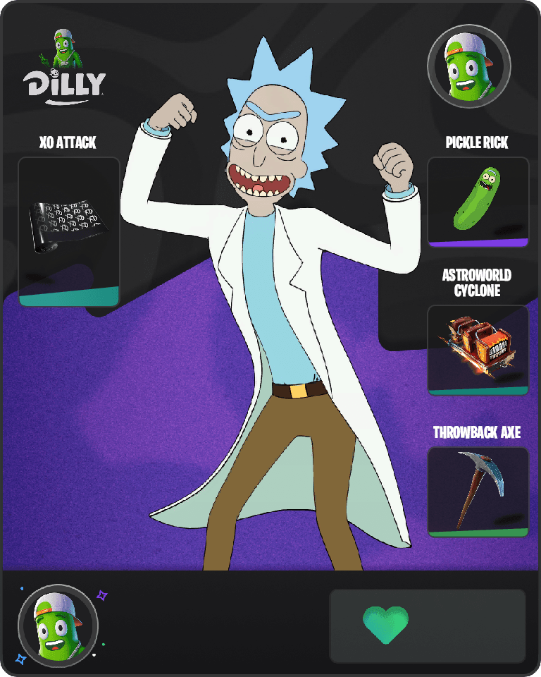 Rick Sanchez Fortnite combo