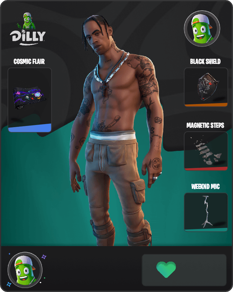 Travis Scott Fortnite combo