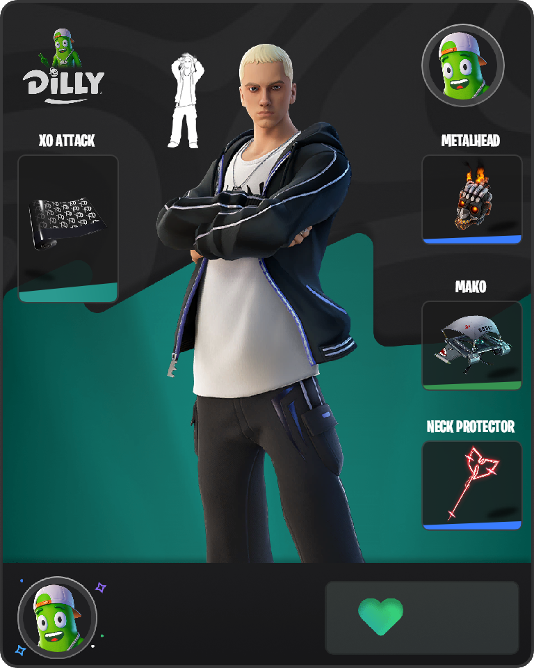 Slim Shady Fortnite skin combo