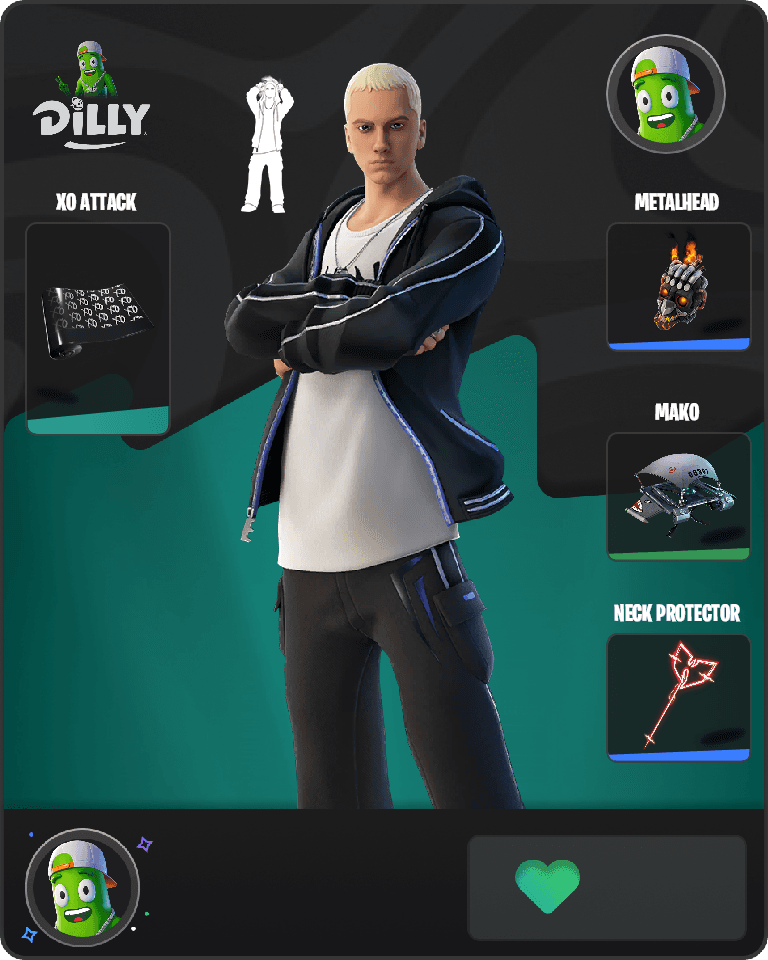 Slim Shady Fortnite combo