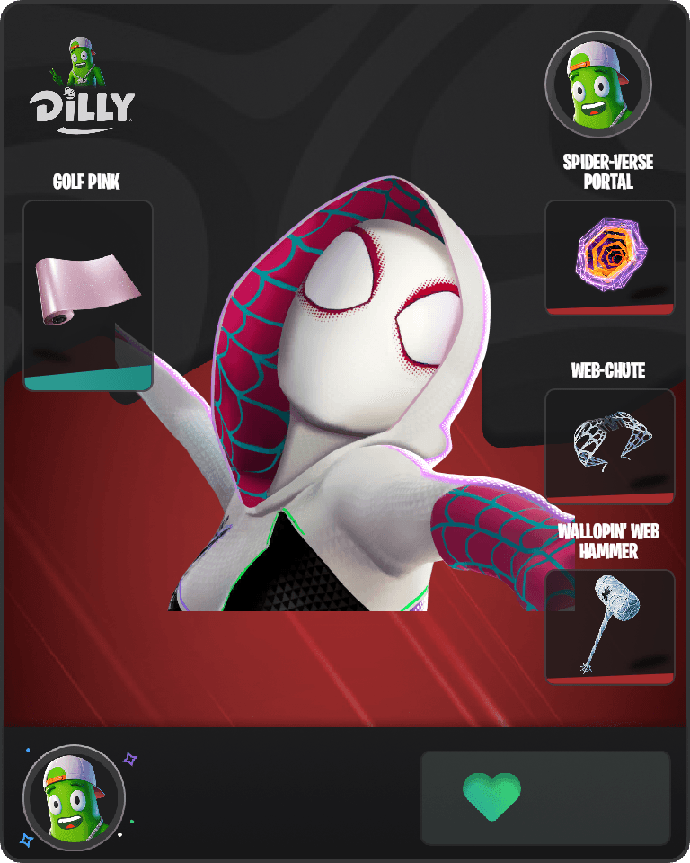 Spider-Gwen Fortnite combo