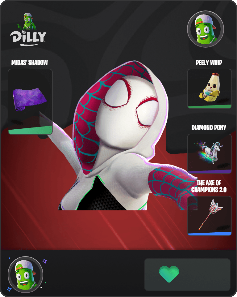 Spider-Gwen Fortnite combo