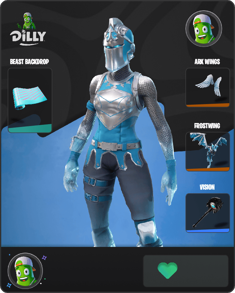 Frozen Red Knight Fortnite combo