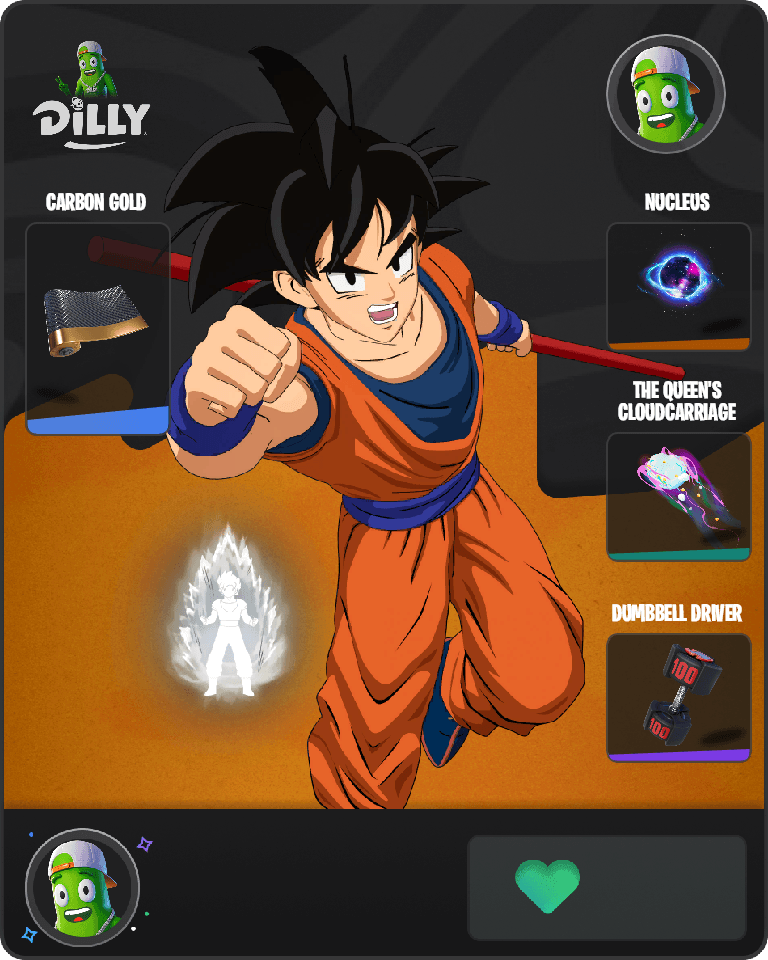 Son Goku Fortnite combo