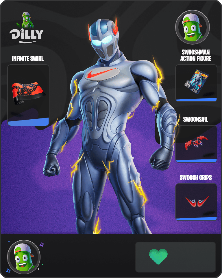 Swooshman Fortnite combo