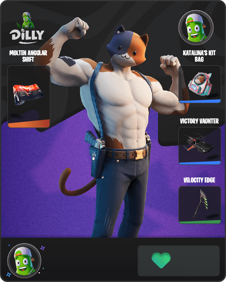 Meowscles Fortnite combo