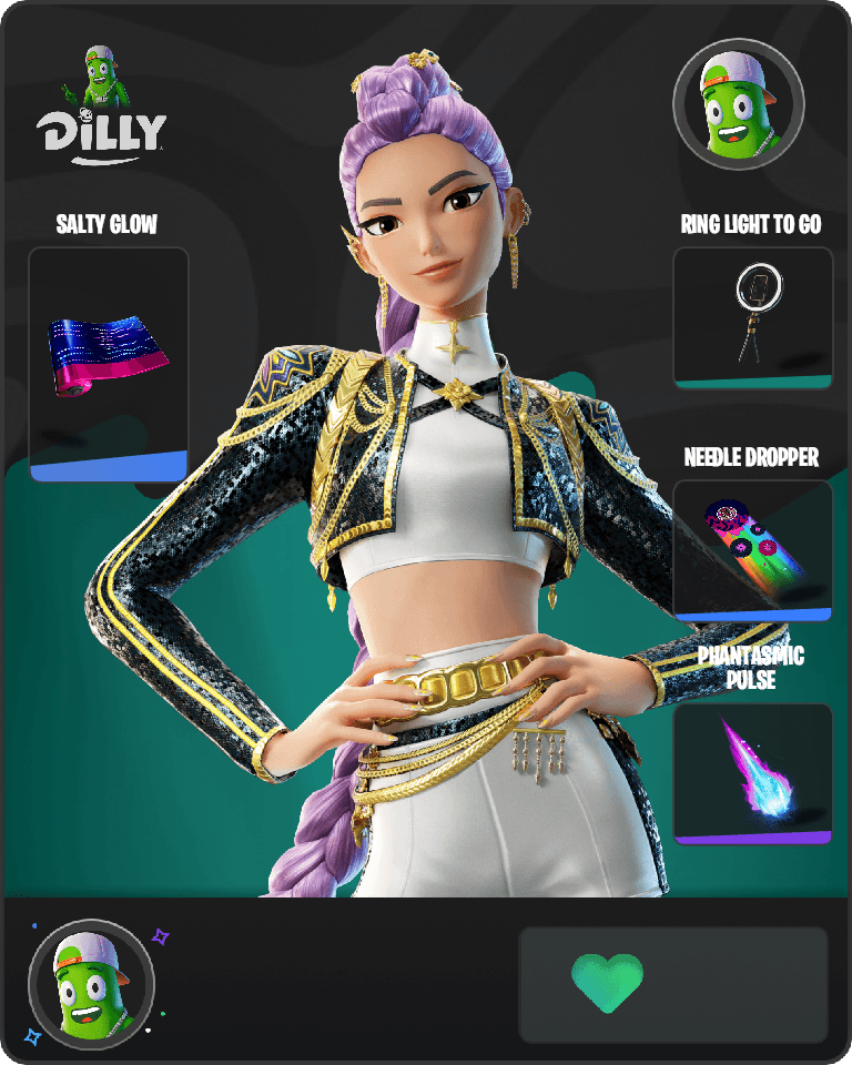 Golden Rumi Fortnite combo