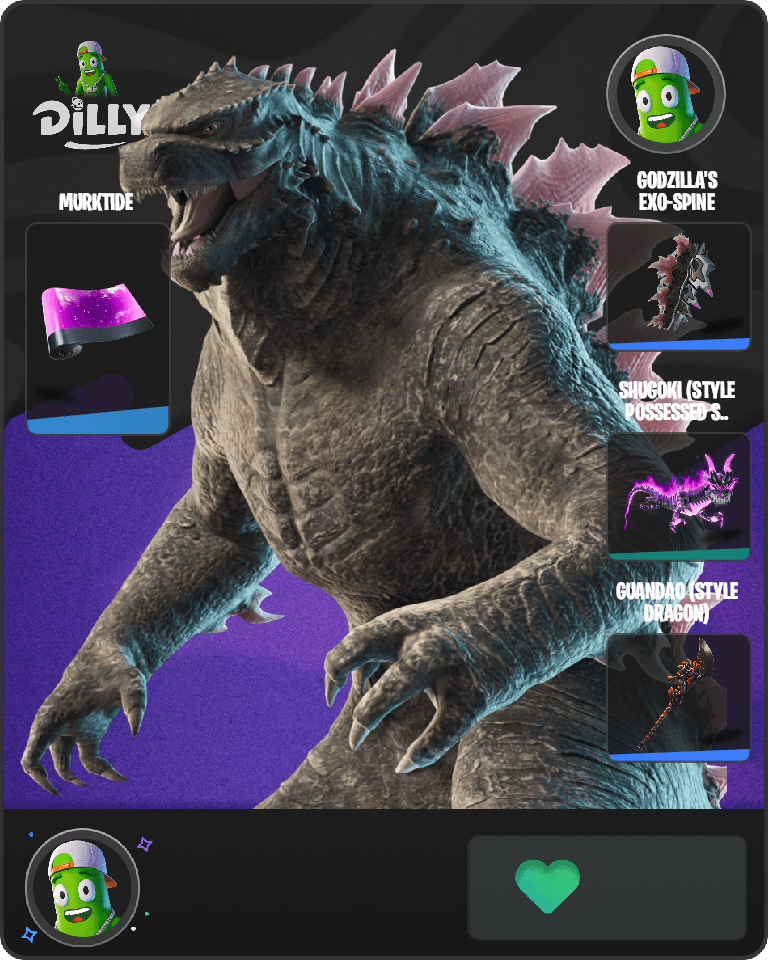 Godzilla Evolved Fortnite combo