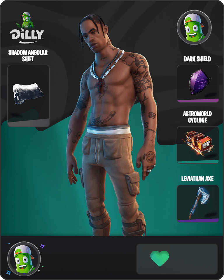 Travis Scott Fortnite combo
