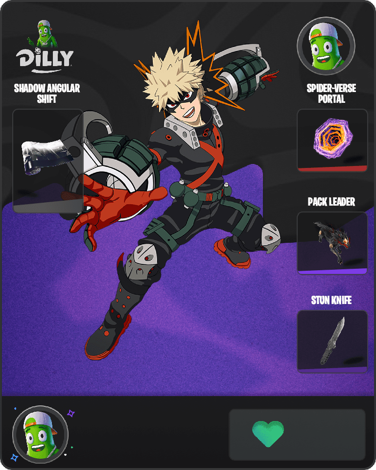 Katsuki Bakugo Fortnite combo