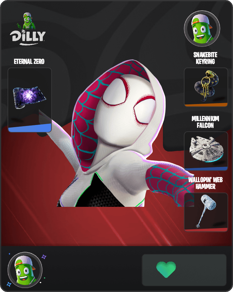 Spider-Gwen Fortnite combo