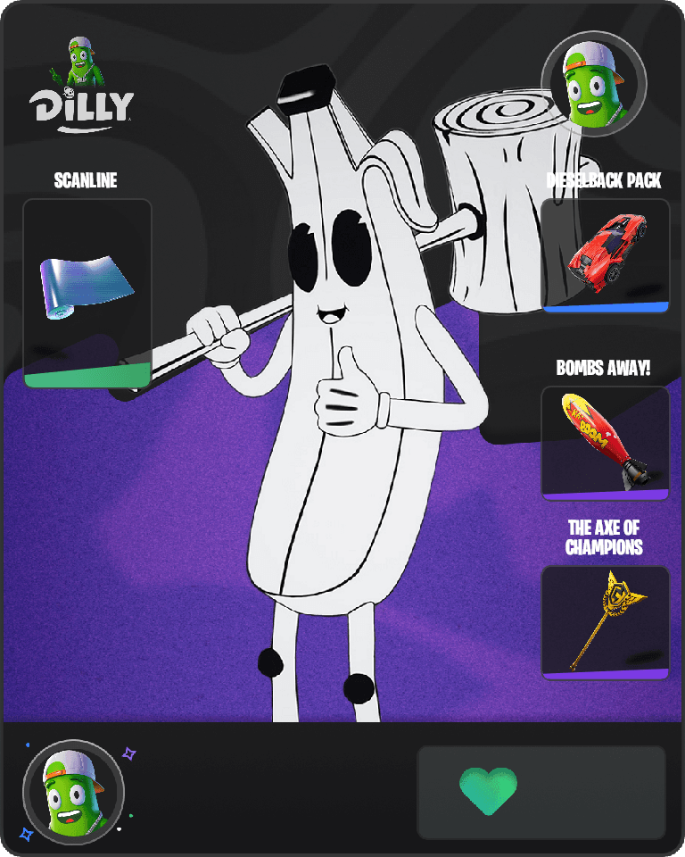 Toon Peely Fortnite combo
