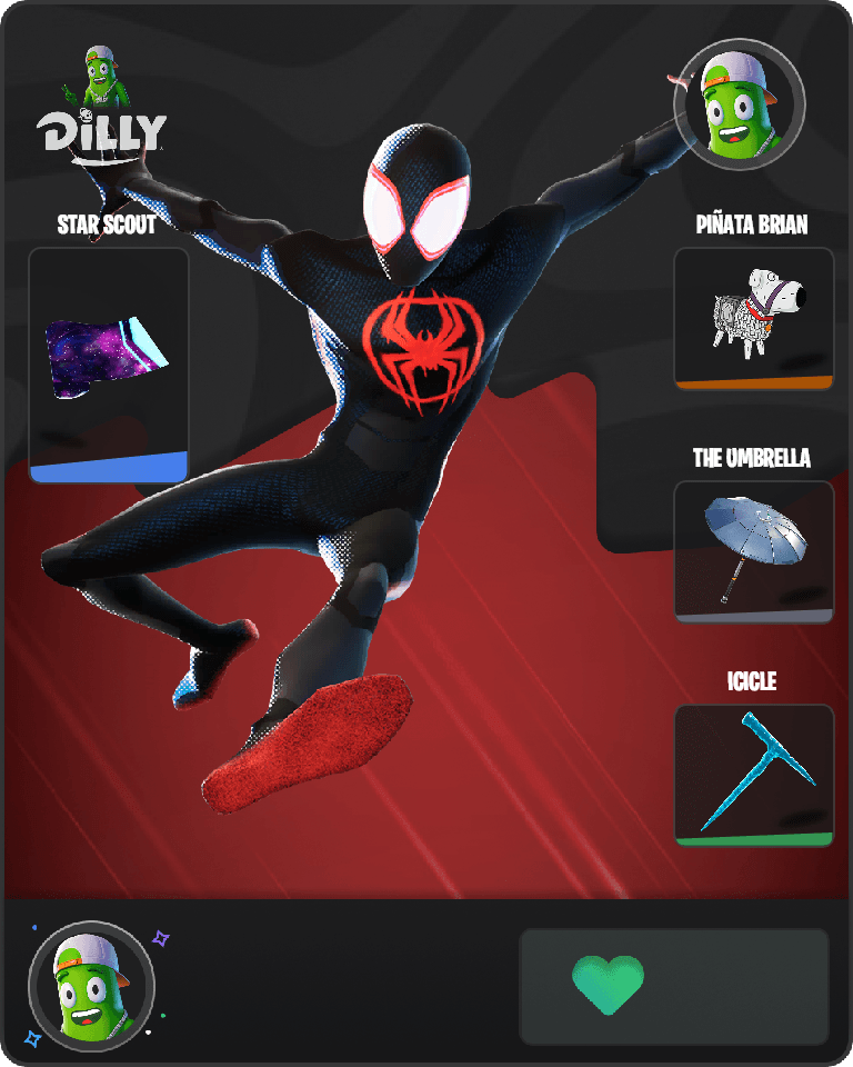 Spider-Man (Miles Morales) Fortnite combo