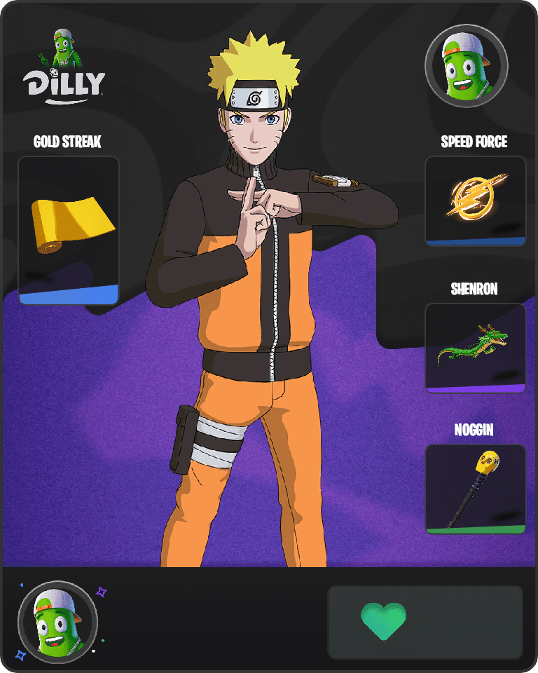 Naruto Uzumaki Fortnite combo