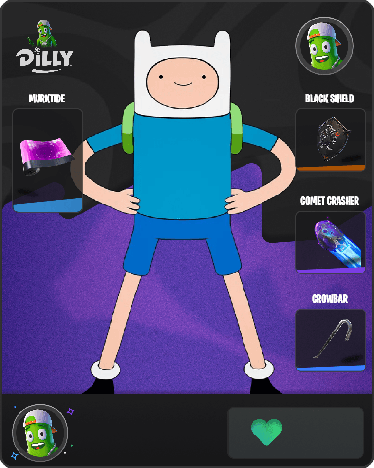 Finn the Human Fortnite combo