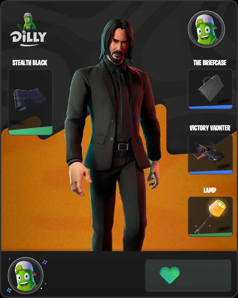 John Wick Fortnite skin combo
