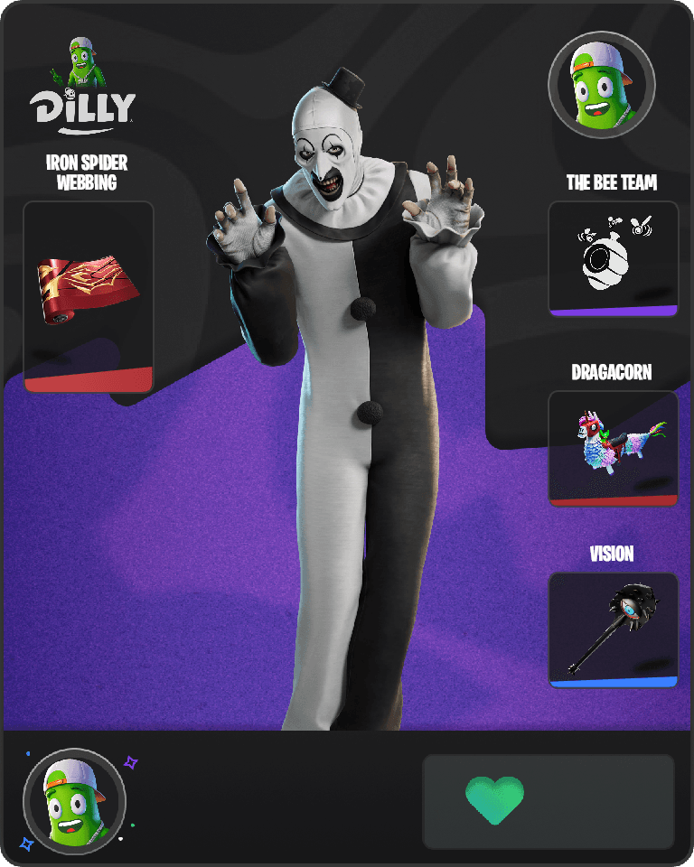 Art the Clown Fortnite combo