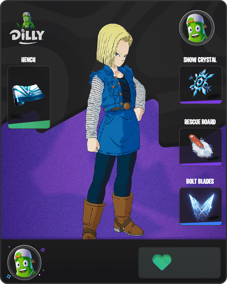 Android 18 Fortnite combo