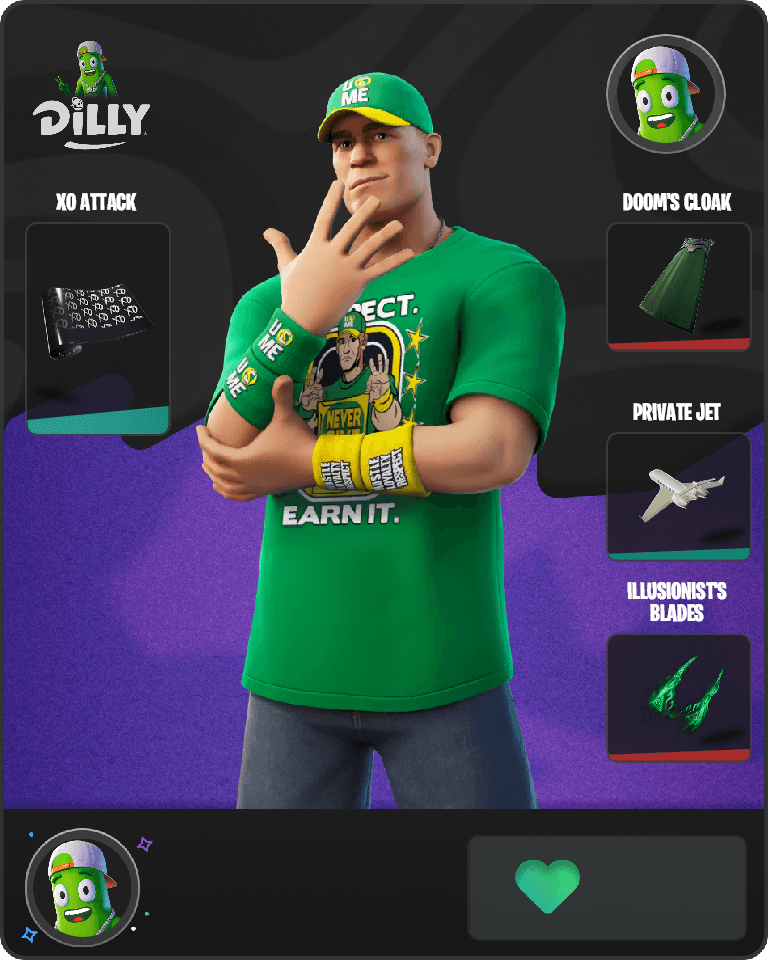 John Cena Fortnite combo