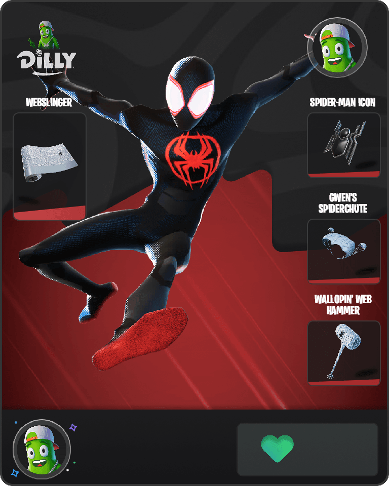 Spider-Man (Miles Morales) Fortnite combo