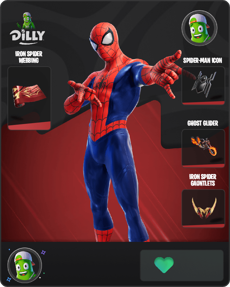 Spider-Man Fortnite combo