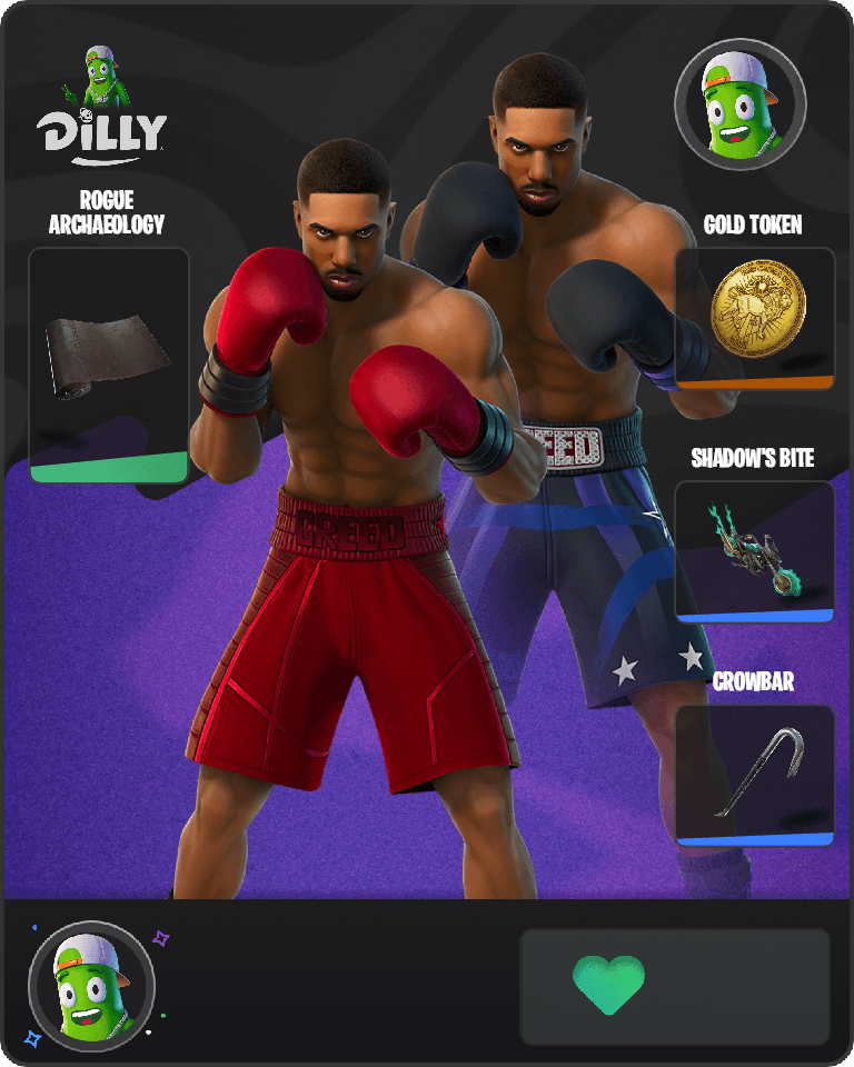 Adonis Creed Fortnite combo