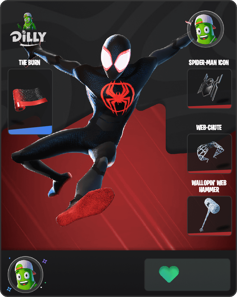 Spider-Man (Miles Morales) Fortnite combo