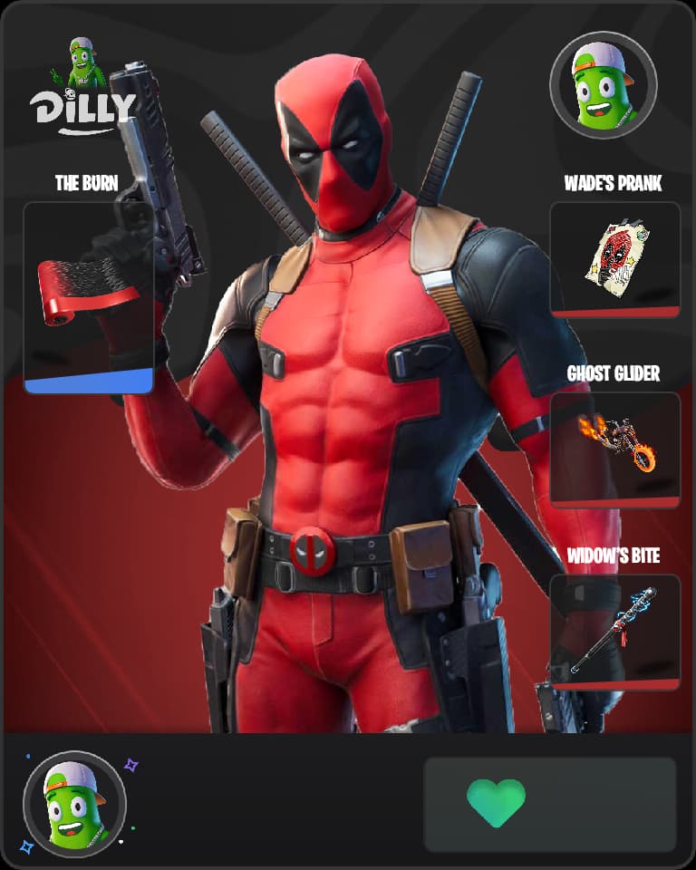 Deadpool Fortnite skin combo