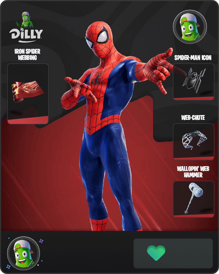 Spider-Man Fortnite combo